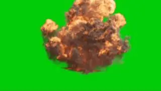 Green screen bomb effect