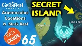 Anemoculus Locations at  Stormterrors Lair  and how to reach  Musk Reef- Genshin Impact Tips Guide