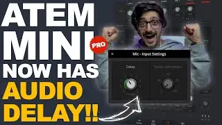 ATEM MINI AUDIO DELAY! | How to sync your audio & video