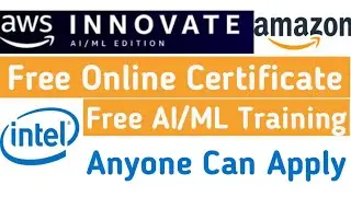 AWS Innovate 2022, Free Certificate for Students & Developers, aws innovate - ai/ml edition 2022