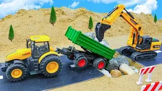 Diy tractor mini Bulldozer to making concrete road | Construction Vehicles, Road Roller