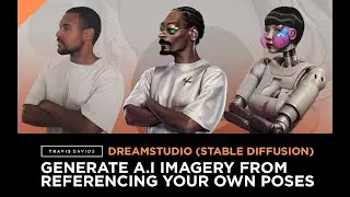 Generate A.I Imagery From Referencing Your Own Poses - Dream Studio By Stable Diffusion