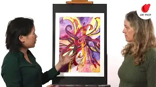 How to Critique Art: Abstract Watercolor Painting