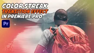 How to Create a Color Streak Transition Effect in Premiere Pro | Light Leak Overlay Tutorial