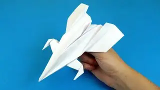 ORIGAMI AIRPLANE How to make a paper jet