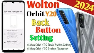 How To Walton Orbit Y20 Back Button Setting😱Wolton Orbit Y20 System Navigation(Uzzol Technology)
