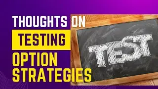 Testing option strategies on paper vlog