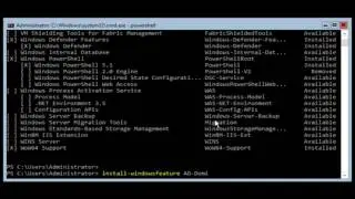 How to Install Windows Active Directory from PowerShell Command Line