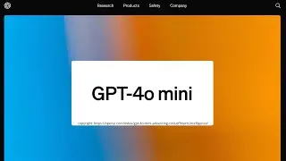 GPT-4o MINI - 1st Comparison & Test