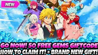 *RUN FAST! GO NOW!* 50 FREE GEMS GIFT CODE! HOW TO CLAIM IT! BRAND NEW GIFT FOR ALL (7DS Grand Cross