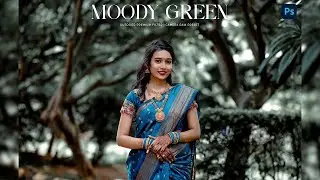 Moody Green - Photoshop Presets | Moody Green Portrait Presets | Moody XMP | Free Preset Download