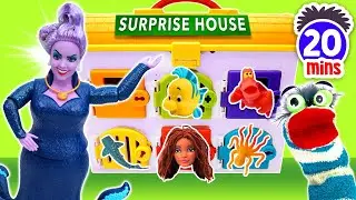Fizzy Magical Doors VS Disney’s Little Mermaid Ursula And Barbie | Fun Compilations For Kids