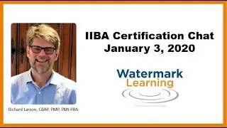 IIBA Certification Chat - January 2020