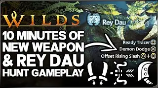 Monster Hunter Wilds - 14 Minutes of New Apex Monster Hunt & Dual Blades Great Sword & Bow Gameplay!