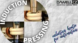 Induction thermal pressing of nuts into plastic handle | DAWELL DHI-45C