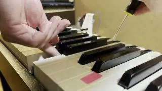 How to repair a Casio Celviano electric piano.