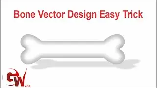Bone Vector Design Create in Coreldraw |  CorelDraw Tutorial