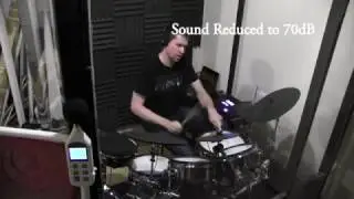 Roland TD-50KV with cage vs Acoustic - How to play drums at midnight and not wake everyone up