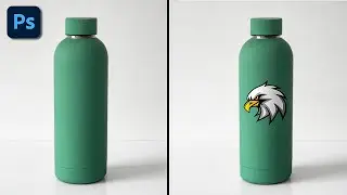 How To Create a Mockup on Water Bottle in Photoshop | Mockup Photoshop Tutorial