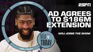 Anthony Davis agrees to RICHEST annual contract extension in NBA history – Woj | NBA Today