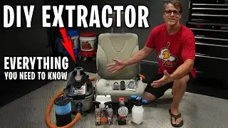 How to Extract a Car Interior Like a Pro! SHOP VAC EXTRACTOR