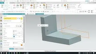 Video- 12 Intersection curves in Siemens NX sketch tutorial