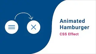 Animated Hamburger Menu Tutorial   CSS Effects