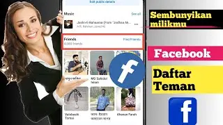 Cara Menyembunyikan Daftar Teman Facebook [ 2024 ]  di Ponsel | Facebook Teman Sembunyikan Kre[ 2024