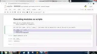 Python 036: Executing modules as scripts