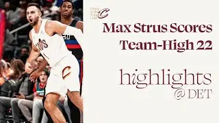 Max Strus Highlights at Pistons | 12.2.2023