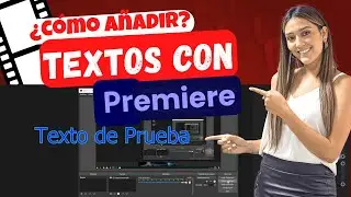 🟣 Como agregar ⓣ texto en Adobe Premiere y como animarlo (Actualizado 2023)