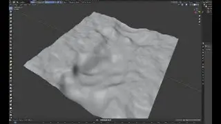 basic ground displacement in blender (procedural) tutorial