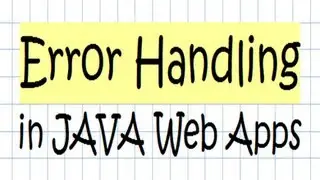Error Handling in JAVA Web Application - Tutorial