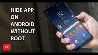 How to hide apps on android without rooting the device (note 8)