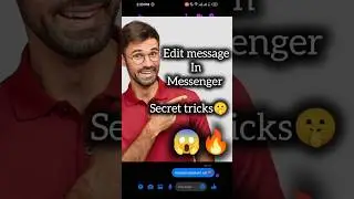 Edit sent message in Facebook Messenger😱 | 