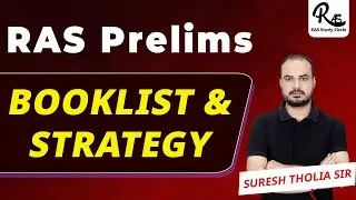Complete Strategy For RAS Exam 2024-25/RAS Exam Strategy&Booklist/Booklist for RAS Exam/RAS Pre 2024