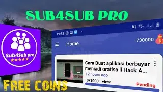 Aplikasi terbaru panambah subscriber gratis || Hack app sub4sub pro free coins-31 Maret 2021