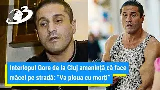 Interlopul Gore de la Cluj amenință că face măcel pe stradă: ”Va ploua cu morți”