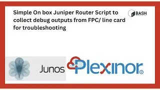 Simple On box Juniper Router Script to collect debug outputs from FPC/ line card for troubleshooting