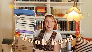 huge fall unboxing book haul ✨📚🍁🍂