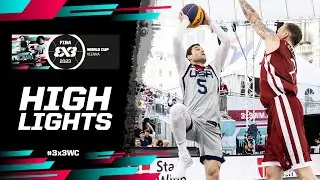 USA 🇺🇸 vs Latvia 🇱🇻 | Men | Game Highlights | FIBA 3x3 World Cup 2023