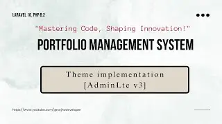 Installation and Theme Implementation Portfolio Management System   part 2