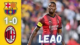 Rafael Leão vs Barcelona | Friendly 2023