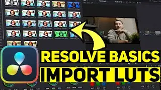 DaVinci Resolve Basics - Importing LUTs