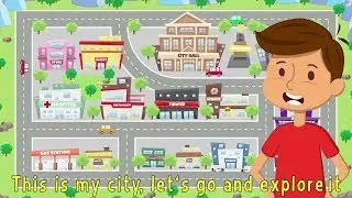 In the City: The Song - English Educational Videos | Little Smart Planet