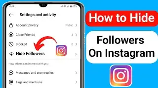 How To Hide Instagram Following / Followers List