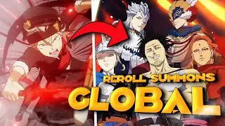 GLOBAL REROLL SUMMONS!!!! EASY & FASTEST REROLL!!! (Black Clover Mobile)
