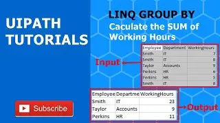 How to Sum and Group By multiple rows data from LINQ in Uipath