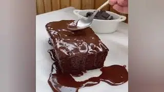 Шоколадный кекс с глазурью! Chocolate muffin!