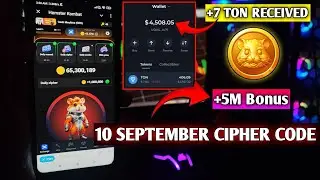 Hamster Kombat Daily Cipher Code 10 September | Hamster Kombat Daily Combo 10 September |Cipher Code